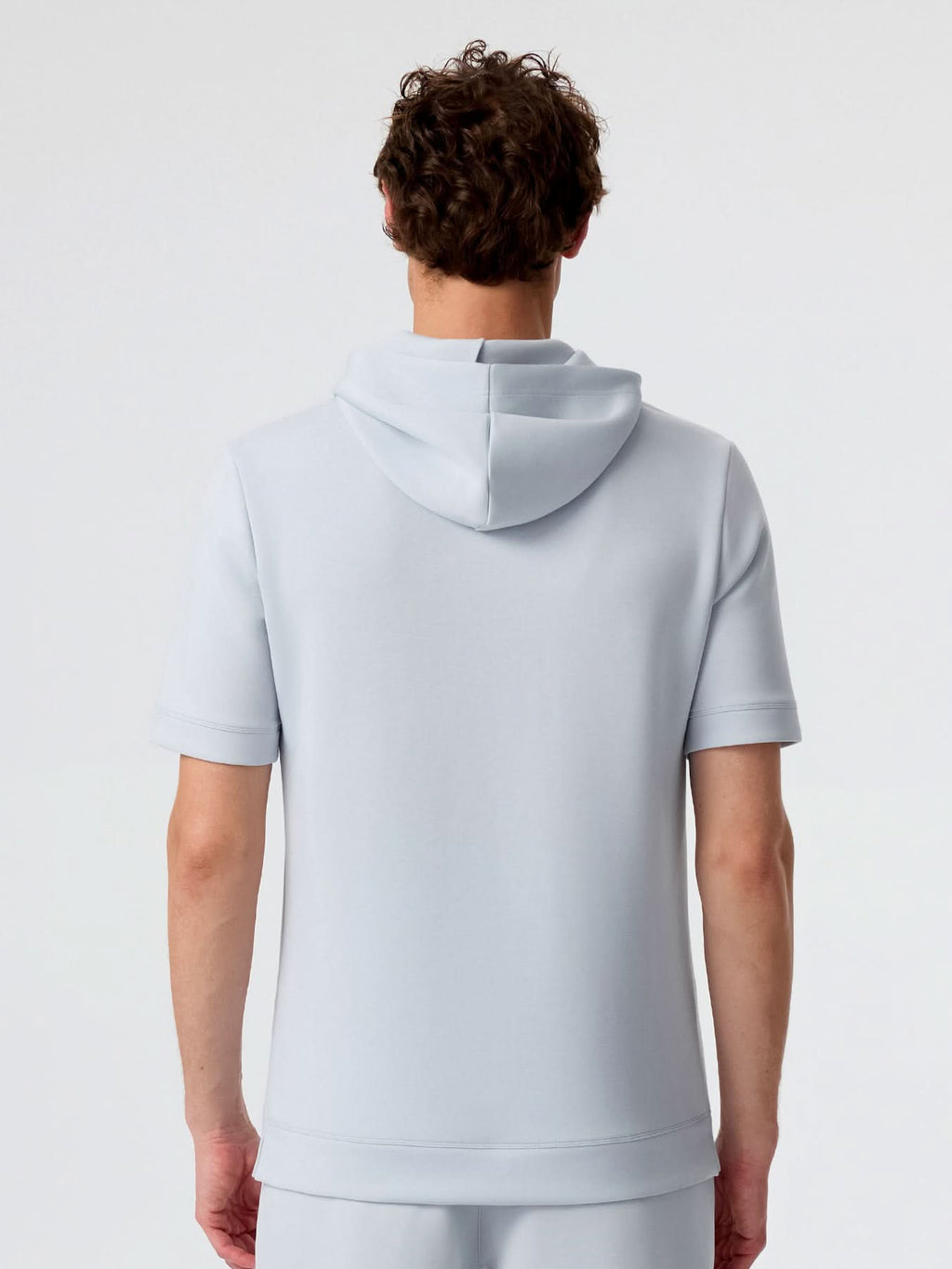 Modal Blend Short Sleeve Hoodie