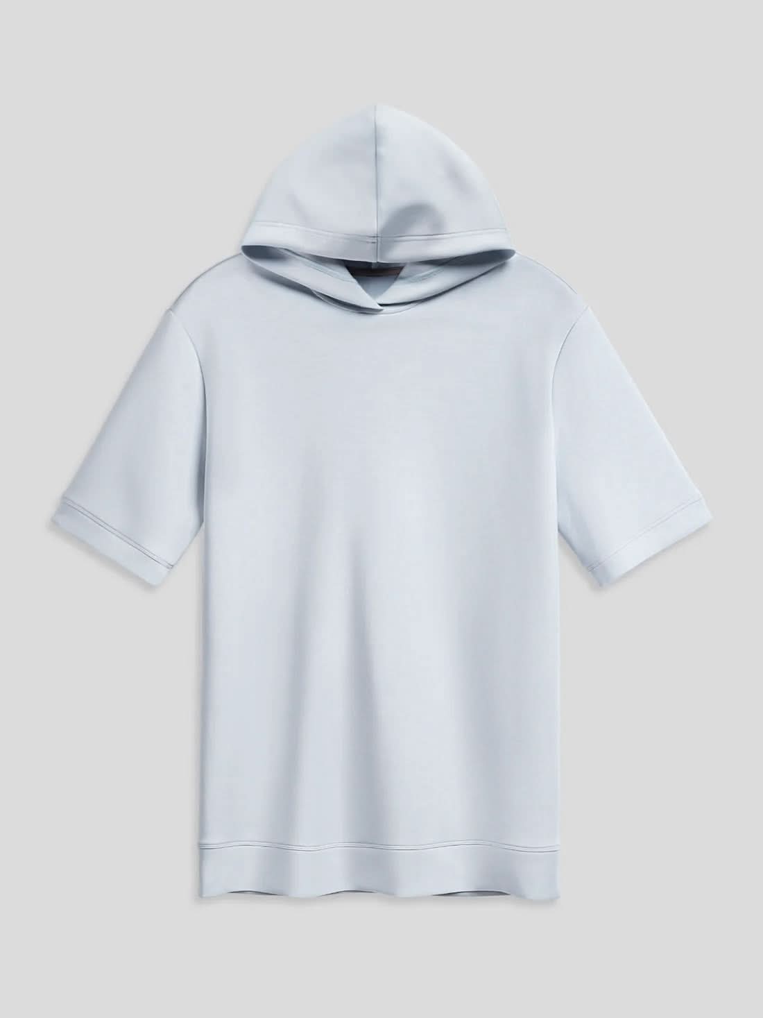 Modal Blend Short Sleeve Hoodie