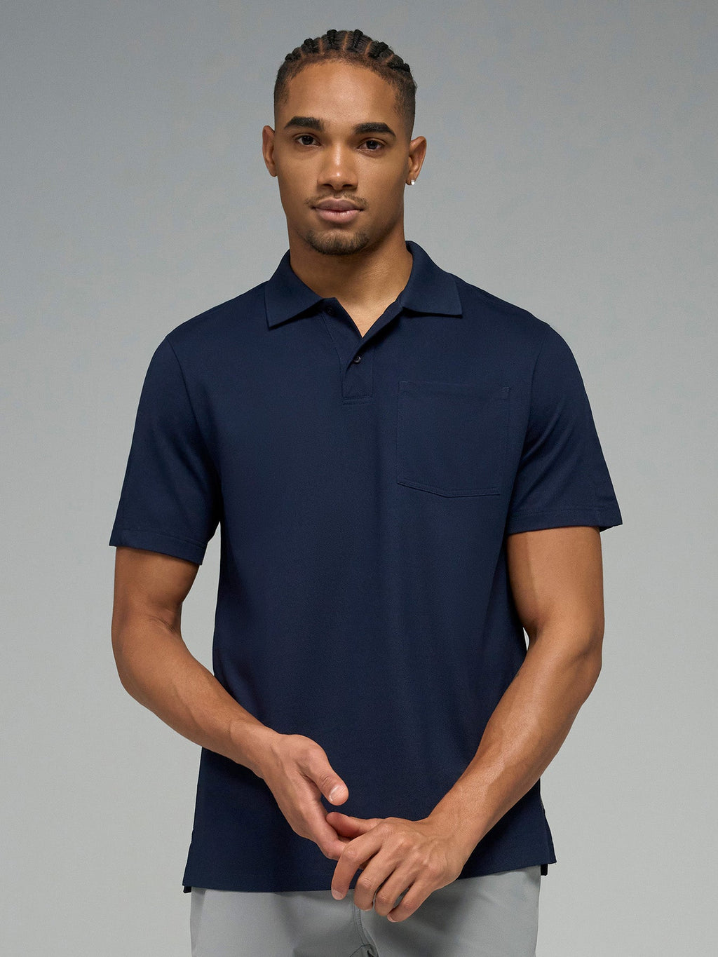 Weekend Piqué Split-Hem Pocket Polo