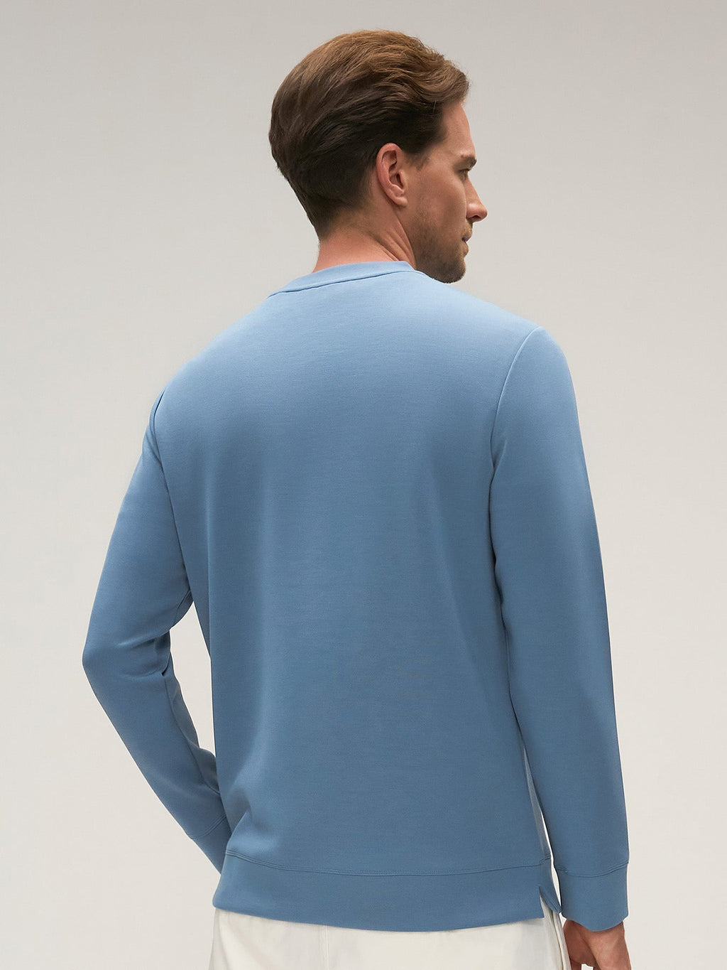 Modal Blend Crew Neck Sweatshirt