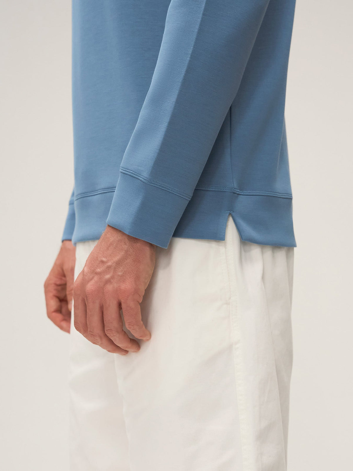 Modal Blend Crew Neck Sweatshirt