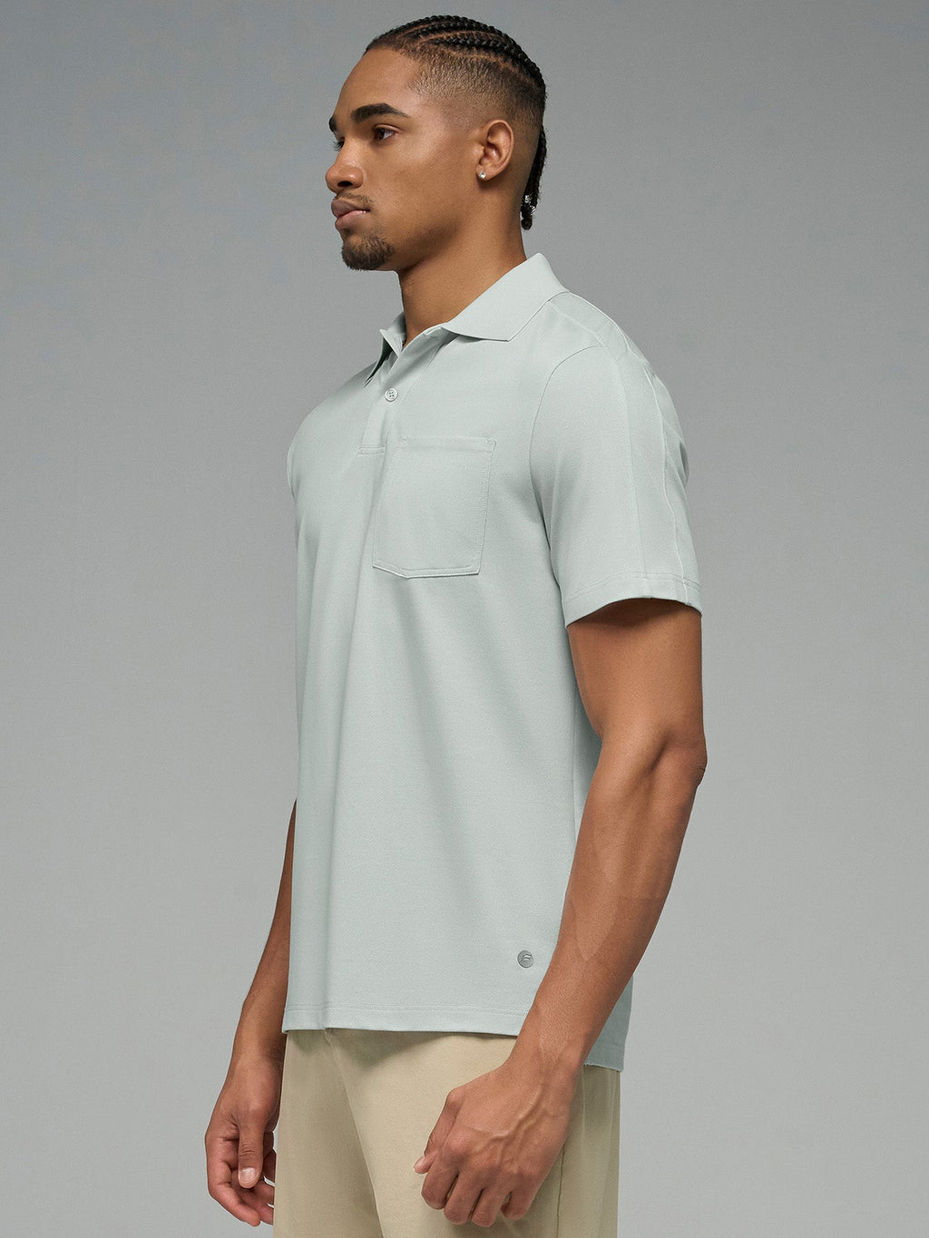 Weekend Piqué Split-Hem Pocket Polo