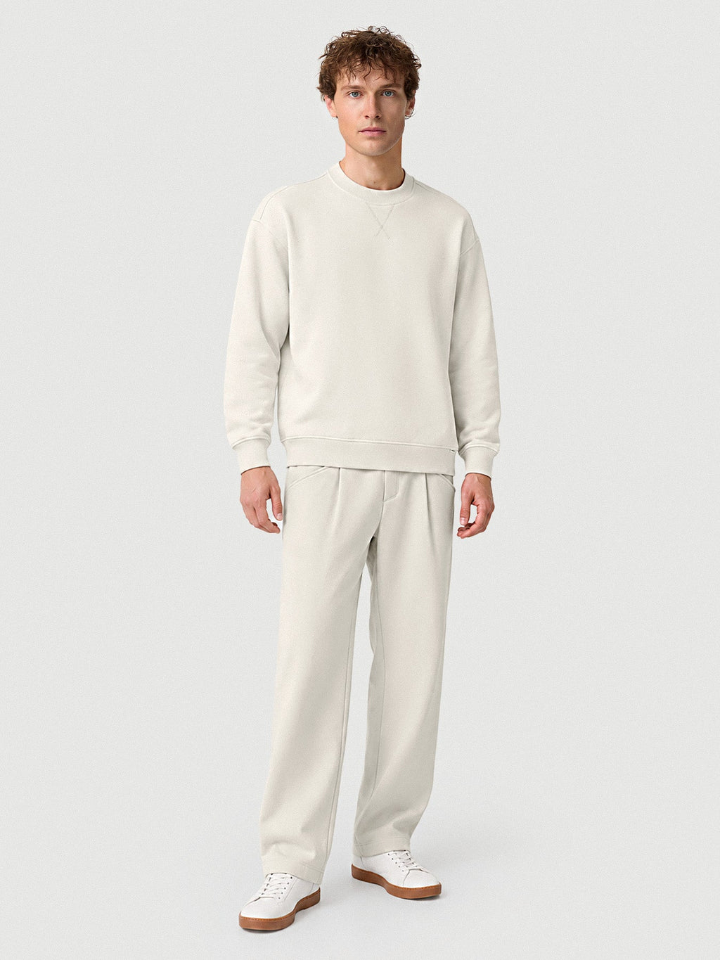 Weekend Cotton-Blend Straight-Leg Sweatpants