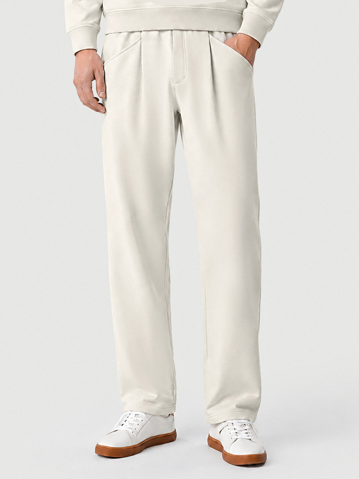 Weekend Cotton-Blend Straight-Leg Sweatpants