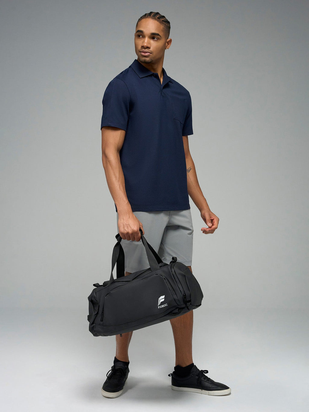 Weekend Piqué Split-Hem Pocket Polo