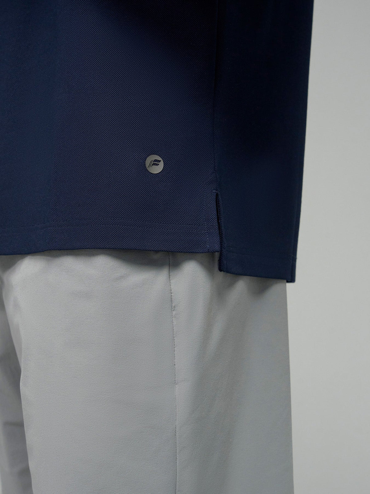 Weekend Piqué Split-Hem Pocket Polo