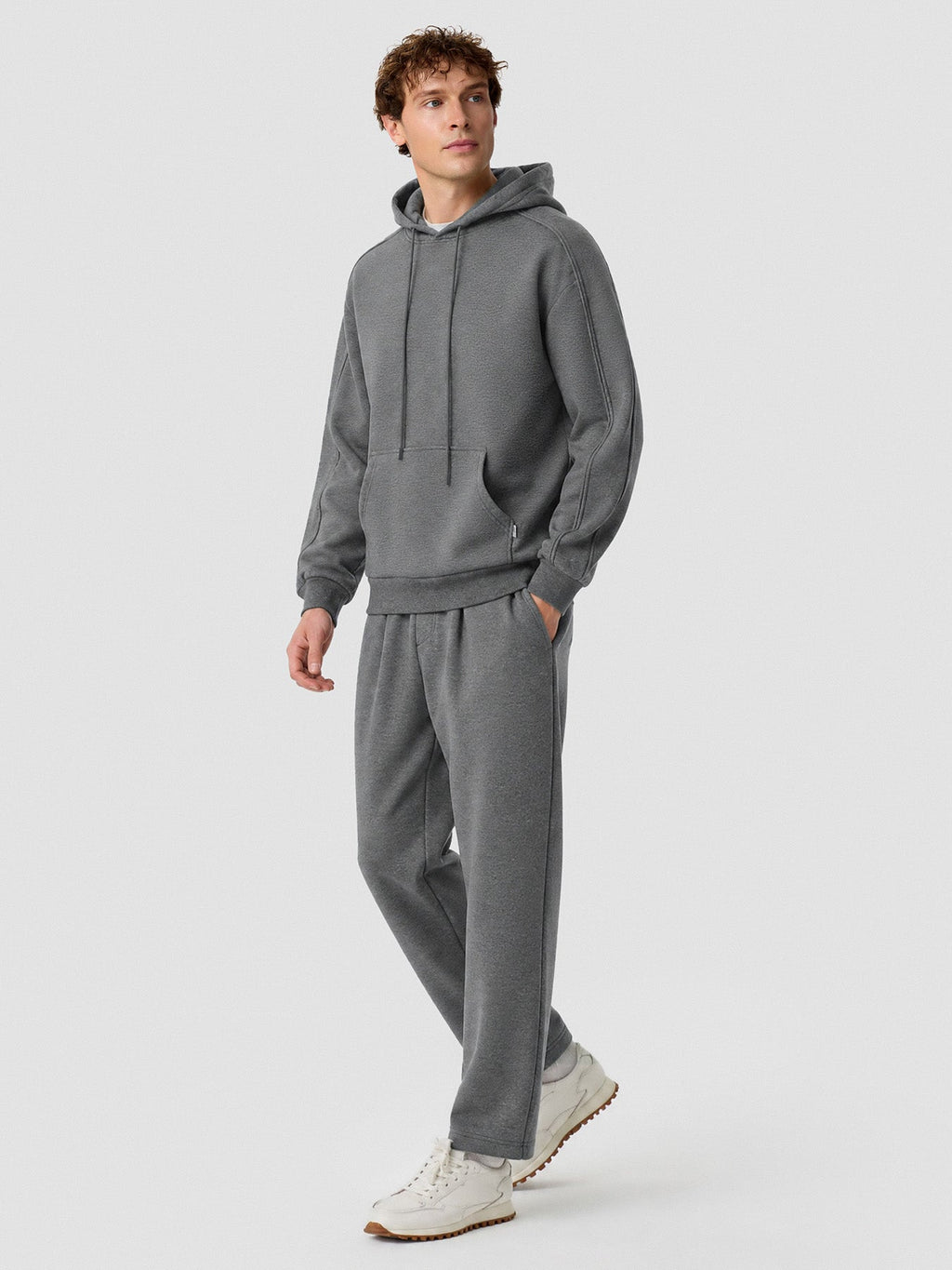 Weekend Cotton-Blend Pullover Hoodie